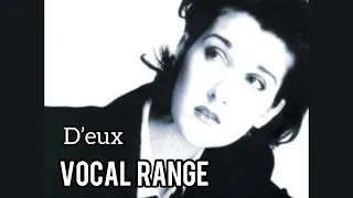 Celine Dion - D'eux - Album Vocal Range (Eb3-B5)