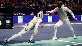 Challenge International de Paris (CIP) 2018 - France vs Italy Fencing Foil Team World Cup SEMI-FINAL