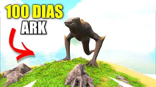 ¡SOBREVIVO 100 DIAS en una ISLA DESIERTA en ARK Survival Evolved en HARDCORE! #5