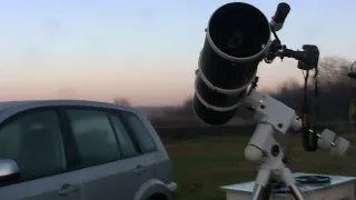 How I filmed the planet Mercury in the daytime sky with a huge telescope