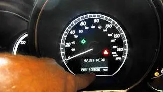 Reset Maintenance Light on Lexus RX400H Hybrid