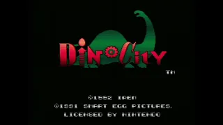 DinoCity - Intro and Title Screen - Super Nintendo