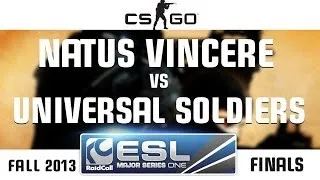 Natus Vincere vs. Universal Soldiers - Group B Decider - Finals EMS One Fall 2013 - CS:GO