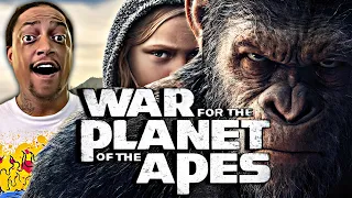 WAR FOR THE PLANET OF THE APES(2017) | MOVIE REACTION | MY FIRST TIME WATCHING | MY FAVORITE ONE😱🤯