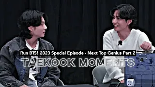 taekook | Run BTS! 2023 Special Episode - Next Top Genius Part 2