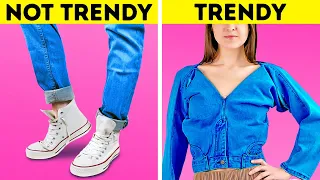 COOL DIY CLOTHES HACKS || Amazing Jeans Ideas To Refresh Your Style