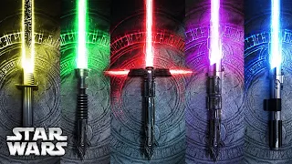 Every Single Lightsaber COLOR MEANING Explained (All Known 14+ Colors) [2023 UPDATED] [CANON]