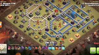 DeathHopper Clash of Clans th12 vs th12 dragbat 3 star attacks