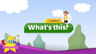 Pinocchio - What's this? (this & that) - English story for kids