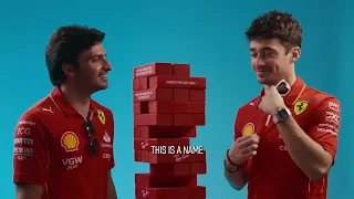 Carlos Sainz and Charles Leclerc: A Jenga match for the ages