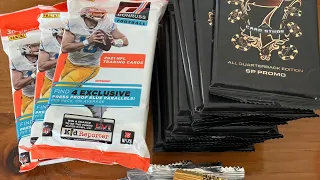 Opening 2021 Donruss Value Packs, Wild Card 7 Card Stud QB Edition