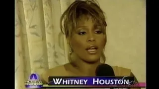 Whitney Houston - When You Believe Recording 1998 Access Hollywood Report