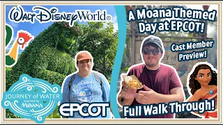 Moana Journey of Water Preview - Full Walk Through - Epcot | Disney World