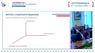 «Социальная медиация: демонстрация возможностей применения медиативных практик в социальной сфере»