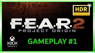 Fear 2: Project Origin Xbox Series X Backwards compatibility auto HDR GAMEPLAY #1