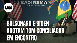 Bolsonaro e Biden conversam com tom conciliador em encontro na Cúpula das Américas