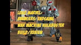 Lego Marvel - Avengers: Endgame - War Machine Hulkbuster Build/Review