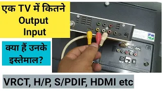 LG TV -  All Input and Output | Smart Tv All Connection | VRCT | H/P | S/PDIF | HDMI etc |