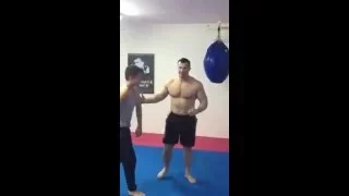 Cro Cop - Trening sa sinčinom / Training with my son (2015)