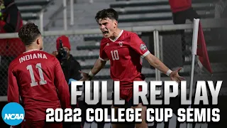 Indiana vs. Pitt: 2022 NCAA Men's College Cup semifinals | FULL REPLAY