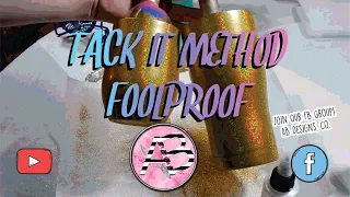 HOW TO TACK IT FOR BEGINNERS FOOL PROOF METHOD