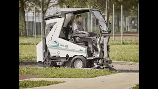 WIND ANT E4H - Fully electric ride-on sweeper