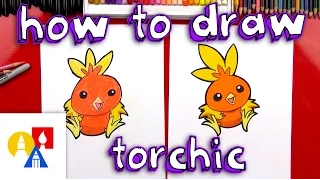 How To Draw Torchic Pokemon + Toy Giveaway