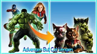 AVENGERS but CAT VENGERS 💥 All Characters (Marvel & DC)