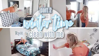 WINTER CLEAN WITH ME PART 2 // CLEANING MOTIVATION // KATIE SARAH #cleanwithme