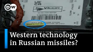 Western microchips, cameras and processors found in Russian missiles fired at Ukraine | DW News