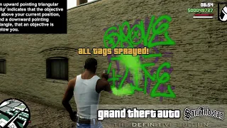 GTA San Andreas Definitive Edition - Sweet #2  - All 100 Locations Graffiti Tag Sprayed