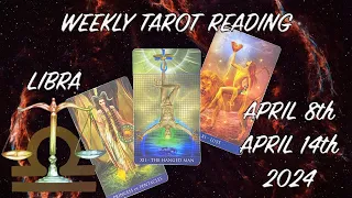 🤍 LIBRA ♎ A PHONE CALL you have been hoping for is coming 🥰 April 8-14 2024 tarot