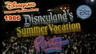 Disneyland Summer Vacation Party | 1986 | Mindy Cohn | Kim Fields | Scott Valentine | Jay Leno
