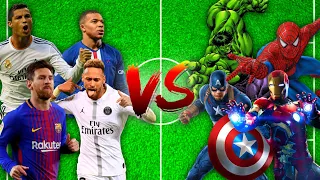 Football players vs. Avengers.  (Funny video🔥💪)