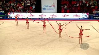 Germany (GER) - 2019 Rhythmic Junior Worlds, Moscow (RUS) - Qualifications 5 Ribbons