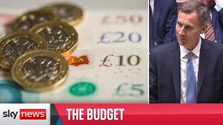 Budget 2023: UK 'on track' to tackle debt, says Chancellor
