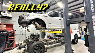 2017 Ford F-150 3.5L Ecoboost Engine Swap PT 1: Is Body Removal Really Necessary?