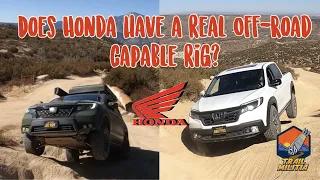 Can a Honda Ridgeline and Passport handle some real off-road terrain?