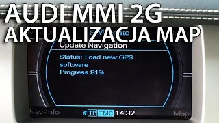 Aktualizacja map w Audi MMI 2G (A4 A5 A6 A8 Q7 update nawigacji) 4E0 060 884 DT navteq