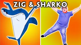 Zig & Sharko - Dancin | ZIG AND SHARKO WITH ZERO BUDGET! | Rainbow Parody