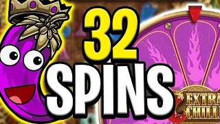 Extra Chilli Megaways 🌶️ Super Rare 32 Free Spin Bonus OMG‼️ *** Big Win ***