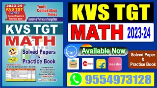 KVS TGT MATH SOLVED PAPERS & PRACTICE BOOK II YCT Publication