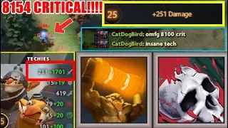 This Techies Is Insane 8100 Critical Damage | Dota 2 Ability Draft