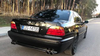 E38 730dA exhaust sound M57D30 3.0d