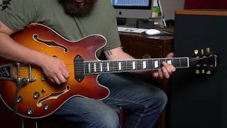 Eastman T64v-GB Electric Guitar Demo : ES330-ish Taste and Tone at Half the Price.