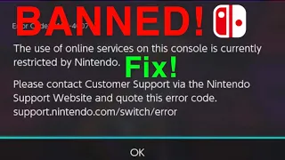 Nintendo switch HOW TO FIX RESTRICTION AND GET UNBANNED!