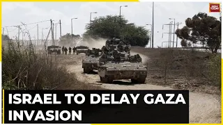 Israel To Delay Gaza Invasion On Us Request | US To Send Missile Defences  To Protect Troops