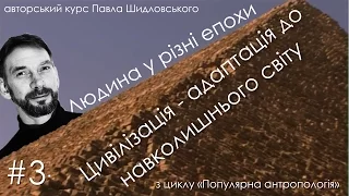 Людина у різні епохи: перші цивілізації. Людина Єгипту, Месопотамії та Античного світу.