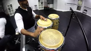 Conga Solo:  Melodic Salsa Groove On Three Congas