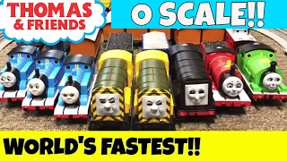 Thomas and Friends World's Fastest Engine Race  LIONEL O GAUGE Trains